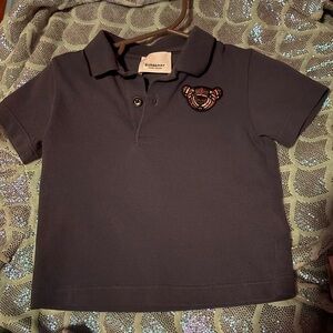 Authentic Burberry baby boy collar shirt